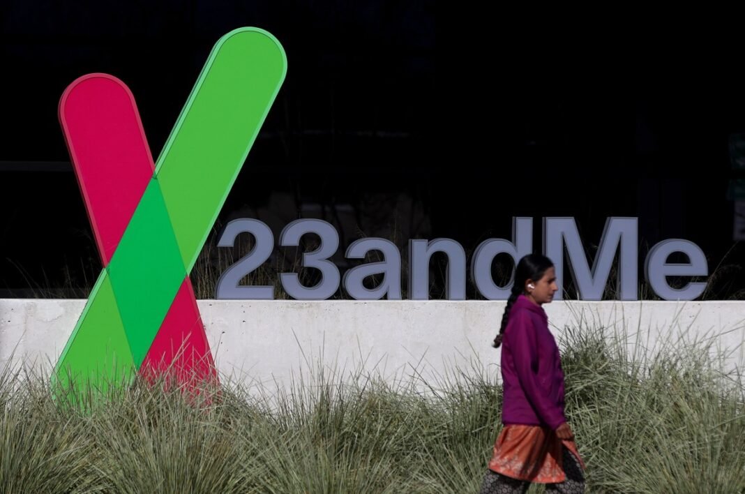 23andMe, a DNA testing firm, seeks bankruptcy protection as CEO steps down.