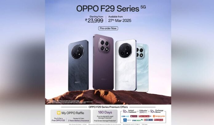 Oppo launches F29 5G and F29 Pro 5G in India with advanced features-Telangana Today