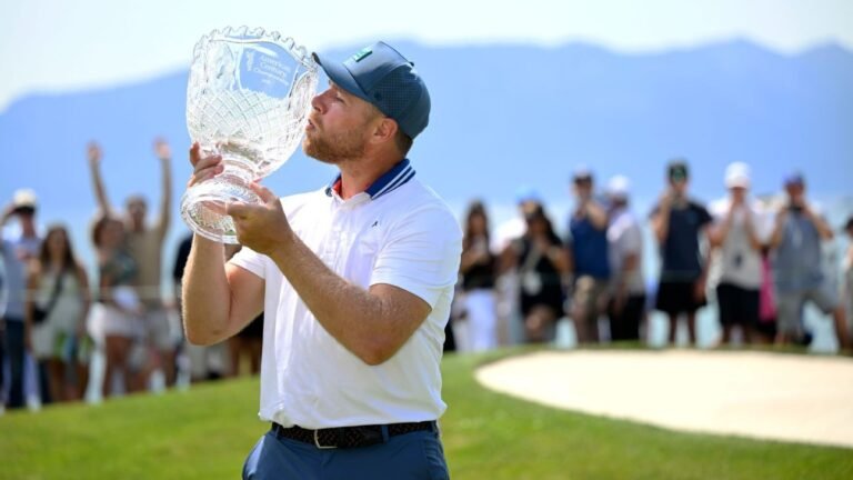 A sports update!

It sounds like Joe Pavelski, the NHL player, has taken home the top prize at a celebrity golf tournament in Tahoe. And, on the other end of the leaderboard, Charles Barkley, the NBA legend and TV personality, finished 69th.

Barkley is known for his... let's say, "enthusiastic" golf game, and it's not uncommon for him to finish near the bottom of the pack in celebrity golf events. But hey, it's all for fun and charity, right?

Do you have a favorite celebrity golfer, or are you a fan of Pavelski or Barkley?