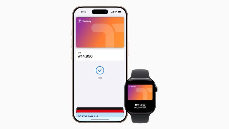 Apple Wallet App Now Supports Tmoney Card in South Korea
