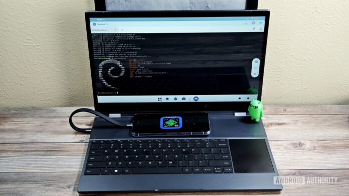 Google's Linux Terminal plays a big part in turning Android into a true desktop OS