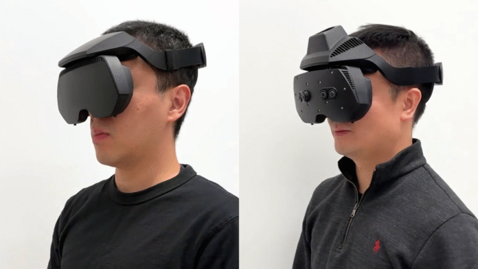 Meta has been working on developing ultra-wide field of view headset prototypes, which could potentially revolutionize the way we experience virtual reality. These prototypes boast a significantly wider field of view than current commercial headsets, which typically have a field of view of around 100-110 degrees. 

The ultra-wide field of view headset prototypes demonstrated by Meta have a field of view of up to 180 degrees or more, which is much closer to the human eye's natural field of view of nearly 180 degrees horizontally. This could provide a more immersive experience for users, making virtual objects and environments appear more realistic and engaging.

The development of such headsets is not without its challenges, however. One of the main hurdles is the need for higher-resolution displays to accommodate the wider field of view, as well as more advanced rendering capabilities to handle the increased demands of rendering a larger scene.

Additionally, the design of the headset itself must be carefully considered to ensure that it is comfortable and practical for users to wear. This may involve the use of innovative materials, such as lighter-weight plastics or advanced ergonomic designs, to minimize fatigue and discomfort during extended use.

It's also worth noting that the development of ultra-wide field of view headsets has potential applications beyond gaming and entertainment, such as in fields like education, training, and healthcare, where immersive experiences can be used to enhance learning and treatment outcomes.

Overall, Meta's ultra-wide field of view headset prototypes represent an exciting step forward in the development of virtual reality technology, and it will be interesting to see how this technology continues to evolve in the coming years. 

What would you like to know about Meta's prototypes or their potential applications?