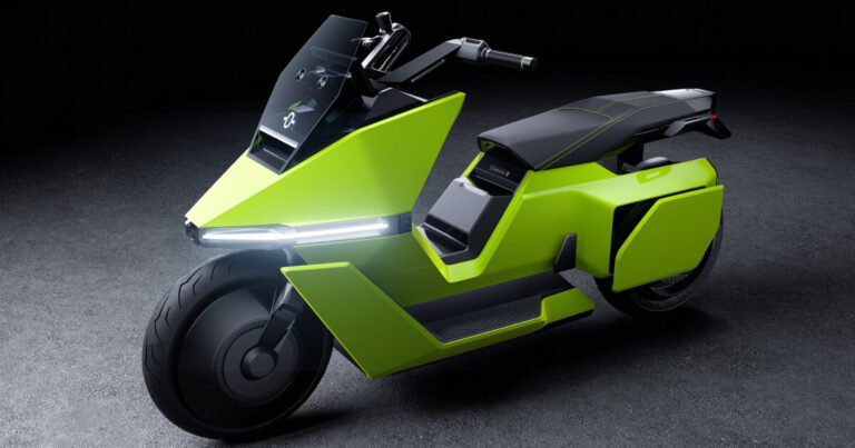 Omoway's self-parking electric motorcycle is an innovative vehicle that combines advanced technology with sleek design. The inclusion of saberlights adds an extra layer of visibility and style to the motorcycle. Saberlights are essentially LED strips or accents that run along the motorcycle's body, providing a unique visual effect, especially in low-light conditions.

The self-parking feature of Omoway's motorcycle is likely made possible through a combination of sensors, GPS, and AI technology. This feature allows the motorcycle to autonomously navigate into a parking space, making it easier for riders to park in tight spots or in areas with limited parking options.

As an electric vehicle, Omoway's motorcycle offers a more environmentally friendly alternative to traditional gas-powered motorcycles. Electric motorcycles also tend to have lower operating costs and require less maintenance than their gas-powered counterparts.

Some potential benefits of Omoway's self-parking electric motorcycle include:

1. Increased convenience: The self-parking feature makes it easier for riders to park their motorcycle, especially in crowded urban areas.
2. Improved safety: The saberlights and other advanced safety features can help increase the motorcycle's visibility to other drivers, reducing the risk of accidents.
3. Environmental benefits: As an electric vehicle, Omoway's motorcycle produces zero emissions, making it a more sustainable option for environmentally conscious riders.
4. Reduced maintenance: Electric motorcycles tend to have fewer moving parts and require less maintenance than gas-powered motorcycles, which can help reduce ownership costs.

Overall, Omoway's self-parking electric motorcycle with saberlights seems like an exciting and innovative vehicle that combines advanced technology with style and sustainability.