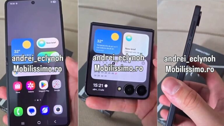 Samsung Galaxy Z Flip 7: First hands-on video shows foldable turned on and from all sides