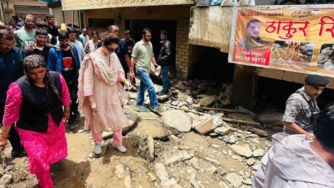 <p>The article you are referring to likely discusses a controversy surrounding Bollywood actress Kangana Ranaut and her comments regarding disaster relief efforts in Himachal Pradesh, particularly in the context of a cloudburst event. Cloudbursts are extreme weather events where a large amount of rain falls over a short period, leading to flash floods and landslides. These events can cause significant damage to infrastructure, agriculture, and human life, especially in mountainous regions like Himachal Pradesh.</p>
<p>If Kangana Ranaut suggested a "bizarre recipe" for disaster relief and mentioned that she has no funds or a cabinet post, it implies a couple of things:</p>
<ol>
<li>
<p><strong>Unconventional Suggestion</strong>: The term "bizarre recipe" suggests that Kangana Ranaut proposed an unconventional or unorthodox method for disaster relief. This could range from suggesting non-standard fundraising methods, advocating for specific types of aid, or even proposing personal actions she believes could help, which might not align with traditional or established relief strategies.</p>
</li>
<li>
<p><strong>Lack of Financial Resources</strong>: By stating she has no funds, Kangana Ranaut is acknowledging that she does not have the financial capability to contribute significantly to disaster relief efforts in monetary terms. This could be a humble acknowledgment of her limitations in providing financial aid, encouraging others who might be more capable to step in.</p>
</li>
<li><strong>No Official Position</strong>: Mentioning that she does not hold a cabinet post indicates that she lacks an official governmental role that would typically involve overseeing, coordinating, or influencing policy decisions related to disaster management and relief. This could be a recognition of her limitations in affecting policy or large-scale action through governmental channels.</li>
</ol>
<p>Given these points, Kangana Ranaut's statement seems to be a mix of acknowledging her limitations (both financial and in terms of official capacity) and possibly suggesting alternative or personal ways she or others could contribute to disaster relief efforts in Himachal Pradesh. Without more context, it's difficult to assess the specifics of her "recipe" or how it has been received by the public or authorities.</p>
<p>In general, disaster relief efforts are best coordinated by professional organizations and government agencies equipped to handle the scale and complexity of such situations. However, public figures like Kangana Ranaut can still play a significant role in raising awareness about the disaster, encouraging donations to reputable relief organizations, and supporting volunteers and local communities affected by the disaster.</p>