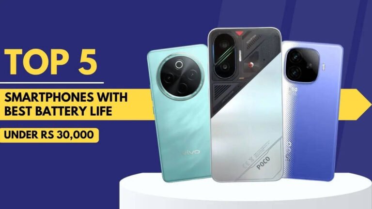 Top 5 Phones With Best Battery Life Under Rs 30,000 in 2025: Poco F7, iQOO Neo 10R And Others | Gadgets
