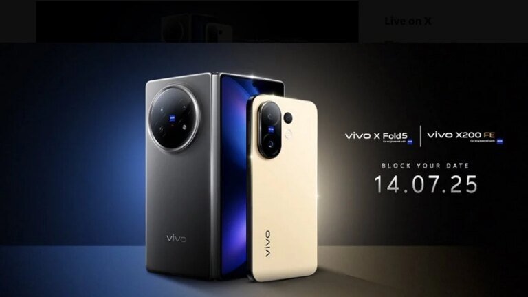 Vivo to launch X Fold 5, X200 FE series next week in India - Deccan Herald