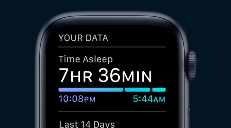 iOS 26 beta image hints at Apple Watch sleep score