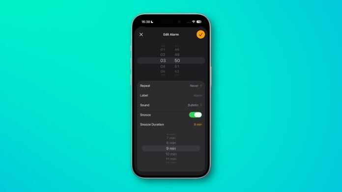iOS 26: Customize iPhone Alarm Snooze Duration (Finally!)