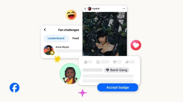 It appears that Facebook has introduced new features to enhance engagement between creators and their audiences. The addition of fan challenges and custom badges seems to be an effort to increase fan participation and loyalty.
Fan challenges could allow creators to encourage their followers to participate in specific activities or share content using a particular hashtag, potentially increasing user-generated content and overall engagement.
Custom badges, on the other hand, could provide a way for creators to reward their loyal fans or acknowledge specific achievements within their community. This might help foster a sense of belonging and exclusivity among fans, potentially leading to increased loyalty and retention.
What specific aspects of these new features would you like to know more about? Are you a creator looking to utilize these features, or a user interested in participating in fan challenges and earning custom badges? It appears that Facebook has introduced new features to enhance engagement between creators and their audiences. The addition of fan challenges and custom badges seems to be an effort to increase fan participation and loyalty.
Fan challenges could allow creators to encourage their followers to participate in specific activities or share content using a particular hashtag, potentially increasing user-generated content and overall engagement.
Custom badges, on the other hand, could provide a way for creators to reward their loyal fans or acknowledge specific achievements within their community. This might help foster a sense of belonging and exclusivity among fans, potentially leading to increased loyalty and retention.
What specific aspects of these new features would you like to know more about? Are you a creator looking to utilize these features, or a user interested in participating in fan challenges and earning custom badges?