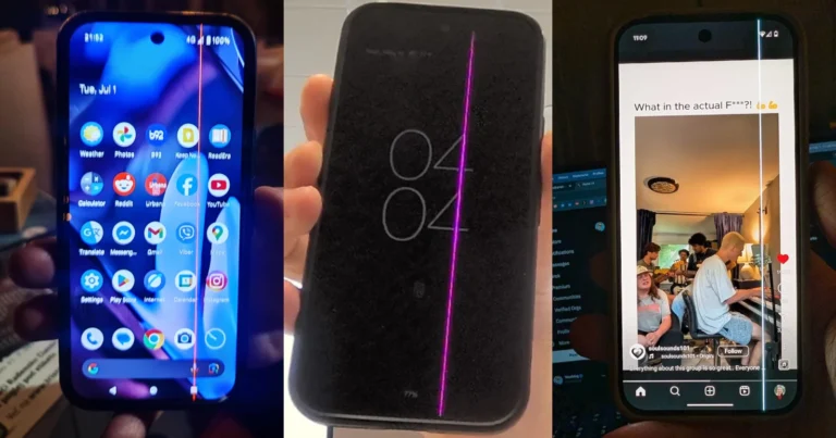 Pixel 9 screens showing vertical lines — is a hardware fault returning?