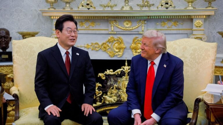 South Korea's President Lee has expressed concerns that excessive demands for investment from the United States could potentially lead to a financial crisis. This statement suggests that President Lee is cautioning against the possible consequences of U.S. investment demands on South Korea's economy.

To understand the context, it would be helpful to know what specific investment demands the U.S. has made and how they might impact South Korea's financial stability. Is President Lee referring to trade agreements, investments in specific industries, or something else?

Additionally, what is the current state of the relationship between the U.S. and South Korea in terms of trade and investment? Are there any existing agreements or negotiations that could be relevant to this situation?

Could you provide more information or context about President Lee's statement and the potential financial crisis he is warning about?