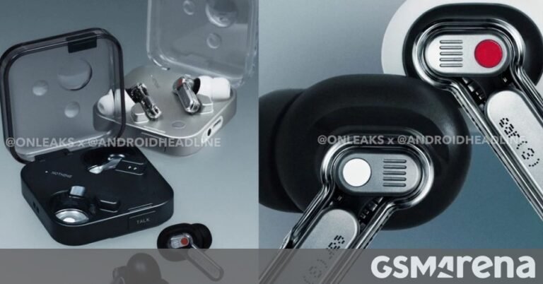 <p>You're referring to the upcoming Nothing Ear (3) earbuds!</p>
<p>According to recent leaks, here are some images and specs that have surfaced:</p>
<p><strong>Design:</strong>
The Nothing Ear (3) earbuds are expected to feature a similar design to their predecessors, with a transparent plastic casing that showcases the internal components. The earbuds may come in a new color scheme, with a darker or more muted tone.</p>
<p><strong>Specifications:</strong></p>
<ol>
<li><strong>Audio:</strong> The Ear (3) earbuds are rumored to feature improved audio quality, with support for Hi-Res Audio and possibly even wireless audio codecs like aptX Adaptive or LDAC.</li>
<li><strong>Battery Life:</strong> Leaks suggest that the earbuds may offer up to 6 hours of playback time on a single charge, with an additional 24 hours of battery life provided by the charging case.</li>
<li><strong>Charging:</strong> The earbuds are expected to support fast charging, with up to 1 hour of playback time from just 10 minutes of charging.</li>
<li><strong>Connectivity:</strong> The Ear (3) earbuds may feature Bluetooth 5.3 connectivity, with support for seamless switching between devices and potentially even multi-point connectivity.</li>
<li><strong>Sensors and Features:</strong> The earbuds may include advanced sensors like ambient noise cancellation, gesture controls, and possibly even health-related features like heart rate monitoring or fitness tracking.</li>
<li><strong>Price:</strong> While there's no official word on pricing, leaks suggest that the Nothing Ear (3) earbuds may be priced competitively, potentially around $149-$199.</li>
</ol>
<p><strong>Images:</strong>
Unfortunately, I'm a text-based AI and cannot provide actual images. However, you can find leaked images of the Nothing Ear (3) earbuds on various tech websites and social media platforms.</p>
<p>Keep in mind that these specs and images are based on leaks and rumors, so we won't know the official details until Nothing announces the Ear (3) earbuds.</p>