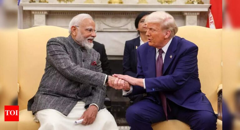 According to the statement, former US President Donald Trump claims that Indian Prime Minister Narendra Modi assured him that India would not purchase oil from Russia. Trump is now calling on China to make a similar commitment, implying that he wants China to also stop purchasing Russian oil. This statement comes amid ongoing geopolitical tensions and economic sanctions related to Russia's actions. 

To better understand the context and implications of this statement, can you provide more information about the situation or the source of this quote? What are your thoughts on the potential consequences of India and China's decisions regarding Russian oil purchases?