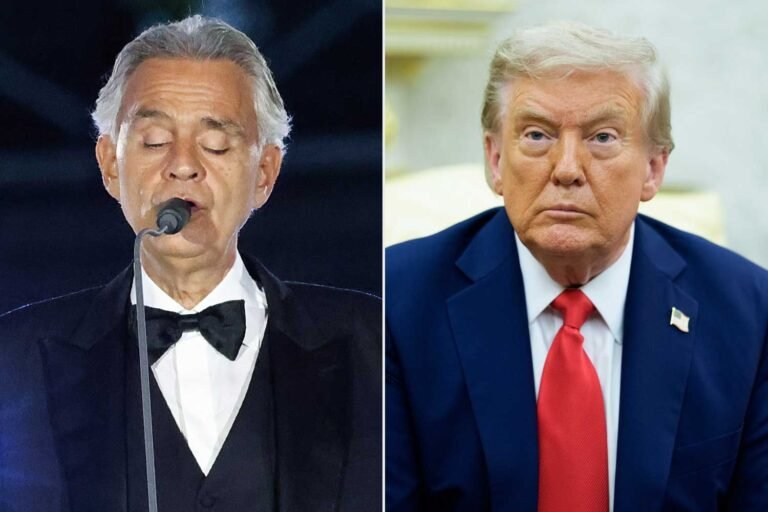 Andrea Bocelli, the renowned Italian opera singer, has been known for his powerful and emotive voice. If he were to stumble during an impromptu performance for Donald Trump, it could be a shocking moment for both the audience and the singer himself.

What might have caused Andrea Bocelli to stumble during his performance? Was it nerves, a mistake with the lyrics, or perhaps a technical issue with the sound equipment? 

To better understand the situation, can you provide more context or details about the event, such as the location, the type of performance, and what happened exactly when Andrea Bocelli stumbled?
