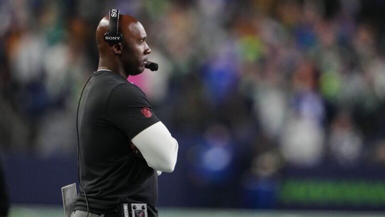 It appears that DeMeco Ryans, the head coach of the Houston Texans, has decided to stick with his current offensive coordinator (OC) despite potentially underwhelming performance. This decision suggests that Ryans has faith in his OC’s abilities and believes that changes to the coaching staff are not necessary at this time.
By not making a change at OC, Ryans may be trying to maintain continuity and stability within the team’s offense. This could be particularly important if the Texans have a young quarterback or are trying to implement a new system.
It’s also possible that Ryans is trying to give his OC a chance to work through any issues and make adjustments to the team’s offense. This approach can help to build trust and cohesion within the coaching staff and may ultimately lead to improved performance on the field.
However, if the Texans’ offense continues to struggle, Ryans may face pressure to make a change at OC in the future. As the head coach, Ryans is ultimately responsible for the team’s performance, and he will need to make decisions that he believes will give the Texans the best chance to win.
What are your thoughts on this decision? Do you think DeMeco Ryans is making the right call by sticking with his current OC, or do you think a change is needed? It appears that DeMeco Ryans, the head coach of the Houston Texans, has decided to stick with his current offensive coordinator (OC) despite potentially underwhelming performance. This decision suggests that Ryans has faith in his OC’s abilities and believes that changes to the coaching staff are not necessary at this time.
By not making a change at OC, Ryans may be trying to maintain continuity and stability within the team’s offense. This could be particularly important if the Texans have a young quarterback or are trying to implement a new system.
It’s also possible that Ryans is trying to give his OC a chance to work through any issues and make adjustments to the team’s offense. This approach can help to build trust and cohesion within the coaching staff and may ultimately lead to improved performance on the field.
However, if the Texans’ offense continues to struggle, Ryans may face pressure to make a change at OC in the future. As the head coach, Ryans is ultimately responsible for the team’s performance, and he will need to make decisions that he believes will give the Texans the best chance to win.
What are your thoughts on this decision? Do you think DeMeco Ryans is making the right call by sticking with his current OC, or do you think a change is needed?