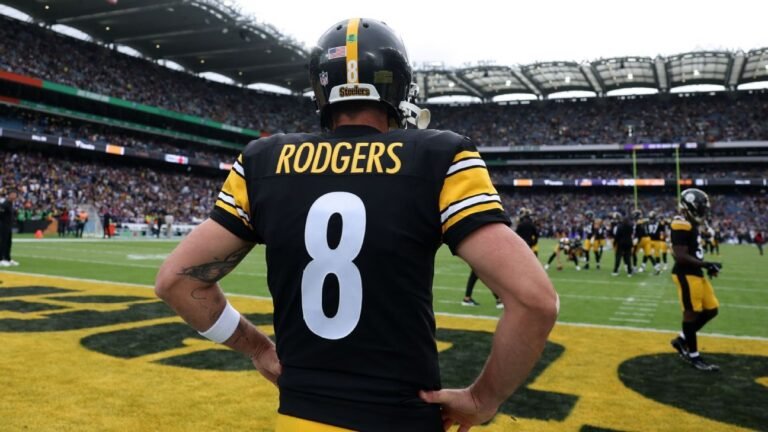 <p>It sounds like you're referring to a Sunday Night Football (SNF) matchup between the Green Bay Packers and the Pittsburgh Steelers, with a twist: Aaron Rodgers, the longtime Packers quarterback, is facing his former team. Given the context, this scenario likely occurs after Rodgers has left the Packers, possibly through a trade or free agency, and is now playing for another team, in this case, presumably the New York Jets or another team he might have joined, but since you've mentioned the Steelers, let's proceed with that assumption.</p>
<p>As of my last update, Aaron Rodgers had indeed moved on from the Packers, first announcing his intention to play for the New York Jets in 2023 after a storied career with Green Bay. However, the scenario you've described involves him playing for the Steelers against the Packers. To provide a coherent response, let's imagine this hypothetical game:</p>
<p><strong>Pre-Game:</strong></p>
<ul>
<li>Aaron Rodgers, now with the Steelers, is set to face his former team, the Green Bay Packers, on Sunday Night Football. This matchup garners significant attention due to Rodgers' history with the Packers and his decision to leave.</li>
<li>The Steelers, looking to utilize Rodgers' veteran leadership and skill, aim to capitalize on his experience and strategic playmaking.</li>
<li>The Packers, meanwhile, seek to prove themselves against their former superstar, potentially fueled by a mix of emotions ranging from nostalgia to a desire to show they can succeed without him.</li>
</ul>
<p><strong>First Half:</strong></p>
<ul>
<li>The game kicks off with both teams showing nerves, each committing early penalties and struggling to find rhythm.</li>
<li>Rodgers leads the Steelers down the field, utilizing his characteristic precision and making crucial third-down conversions. However, the Packers' defense manages to hold them to field goals on their first two drives.</li>
<li>The Packers, with their new quarterback (let's say Jordan Love, who was expected to take over after Rodgers), start slow but begin to find their footing. They manage a couple of scoring drives, keeping the game closely contested.</li>
</ul>
<p><strong>Second Half:</strong></p>
<ul>
<li>The intensity picks up in the second half, with both teams recognizing the significance of the matchup.</li>
<li>Rodgers continues to demonstrate his mastery, leading the Steelers on a couple of touchdown drives. His ability to extend plays and find openings in the Packers' defense proves crucial.</li>
<li>The Packers fight back, with their quarterback making some impressive throws and their running game starting to gain traction. However, the Steelers' defense holds firm when it matters most, limiting the Packers to a field goal in a critical fourth-quarter drive.</li>
</ul>
<p><strong>Fourth Quarter and Conclusion:</strong></p>
<ul>
<li>With the game on the line, Rodgers orchestrates a methodical drive, consuming clock and ending with a decisive touchdown pass that puts the Steelers ahead by a margin that proves insurmountable for the Packers.</li>
<li>The Packers attempt a late comeback, but the Steelers' defense secures the win, intercepting a desperation pass to seal the victory.</li>
<li>Post-game, Rodgers is met with a mix of applause and cheers, a testament to the respect he still holds in Green Bay. He acknowledges the emotional challenge of facing his former team but expresses pride in his new teammates and the Steelers' performance.</li>
</ul>
<p>This hypothetical scenario plays out with Rodgers and the Steelers emerging victorious, but the real story is the complex emotions and competitive drive that define such a matchup.</p>