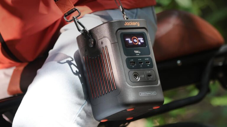 The Jackery Explorer 240D Power Bank is a portable power station that can be used to charge a variety of devices, such as smartphones, laptops, and cameras. It has a capacity of 240 watt-hours and features multiple USB ports, a DC carport, and an AC outlet. 

With the $50 discount, this power bank could be a great option for outdoor enthusiasts, remote workers, or anyone who needs a reliable source of power on the go. What would you like to know about the Jackery Explorer 240D Power Bank or is there something else I can help you with?